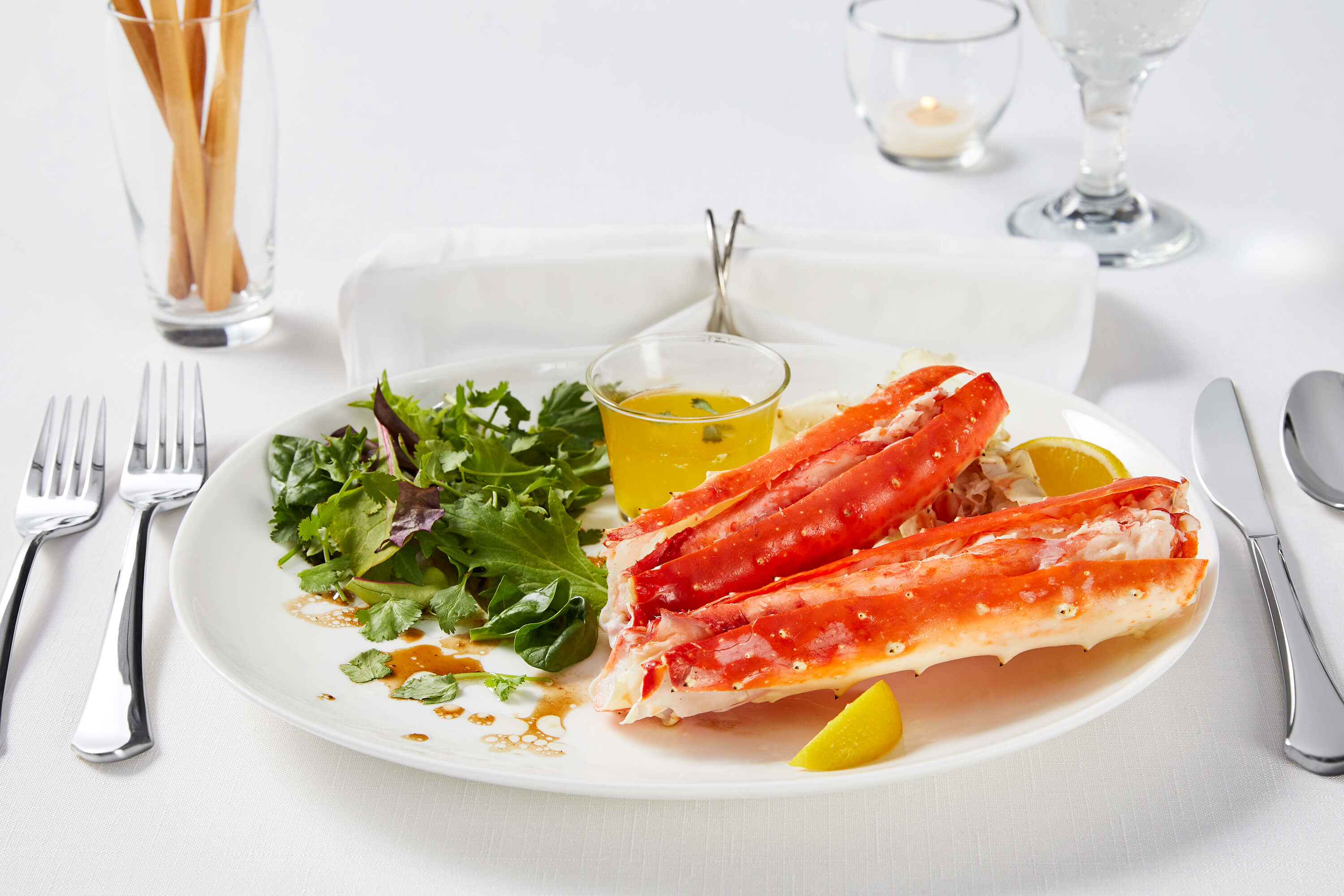Colossal King Crab Legs with Garlic Butter - Pacific Seafood